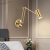 Modern Adjustable Wall Lamps - Swing Long Arm Design with Internal Wall Switch for Household Bedside Lighting, Enhance Your Decor with Stylish Sconce Lights