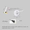 Modern Adjustable Wall Lamps - Swing Long Arm Design with Internal Wall Switch for Household Bedside Lighting, Enhance Your Decor with Stylish Sconce Lights