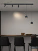 Nordic LED Ceiling Lamp - Modern Strip Design for Restaurants, Bars, Kitchen Islands, and Dining Rooms