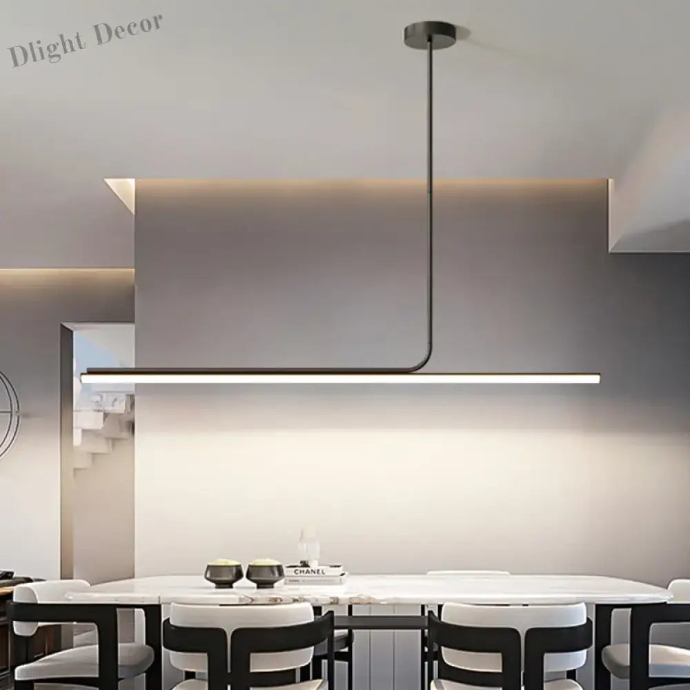 Nordic Minimalist Pendant Lamp - Ideal for Dining Halls, Tea Rooms, Bars, and Long Spaces