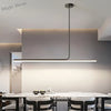 Nordic Minimalist Pendant Lamp - Ideal for Dining Halls, Tea Rooms, Bars, and Long Spaces