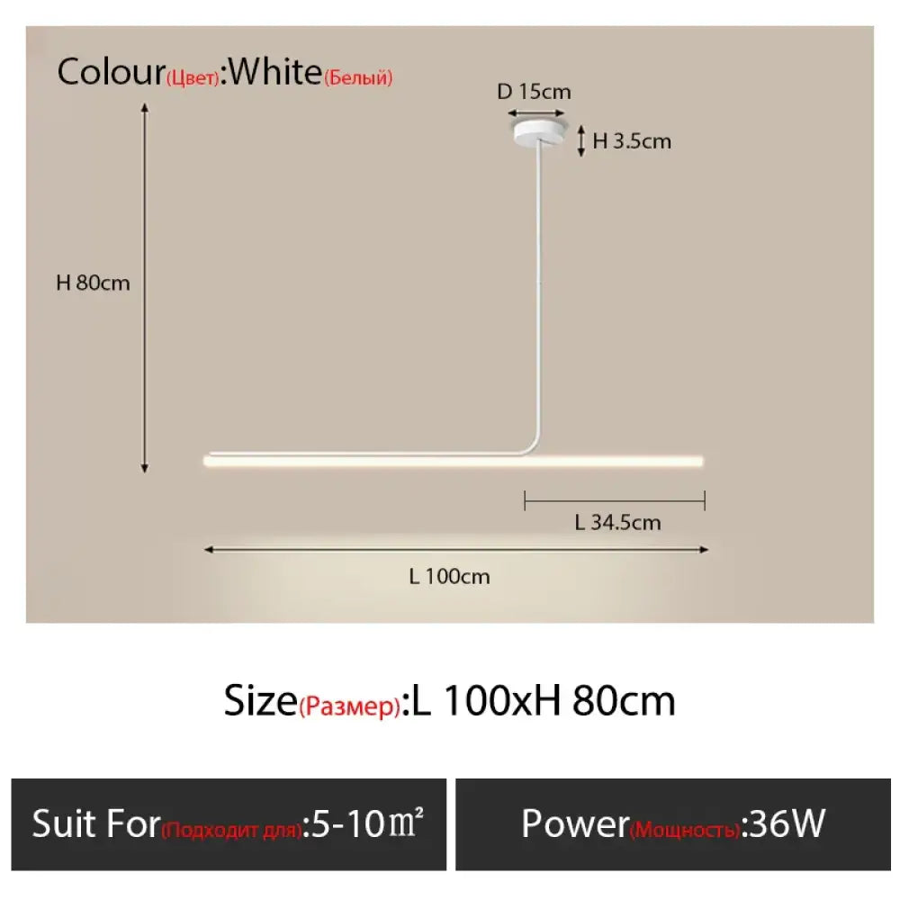 Nordic Minimalist Pendant Lamp - Ideal for Dining Halls, Tea Rooms, Bars, and Long Spaces