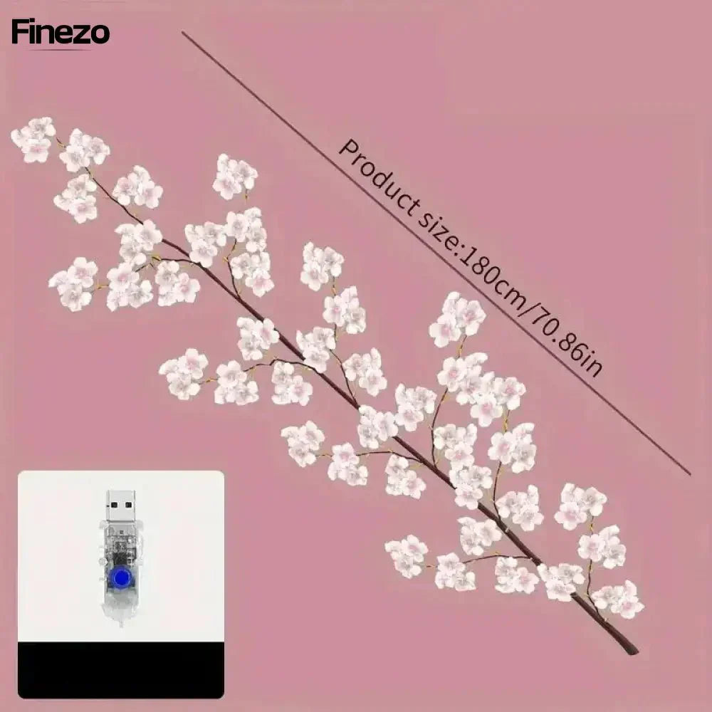 1+1 FREE | SakuraGlow™ - LED cherry blossom branch with 96 lights