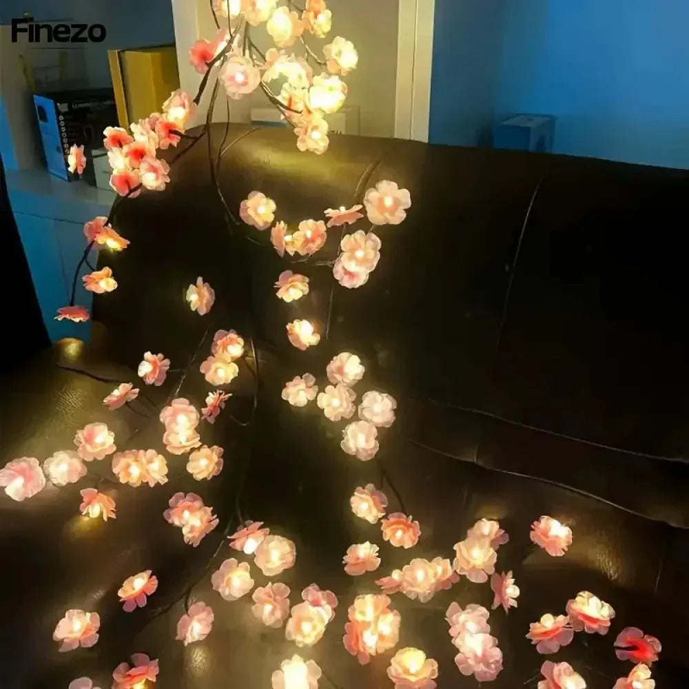 1+1 FREE | SakuraGlow™ - LED cherry blossom branch with 96 lights